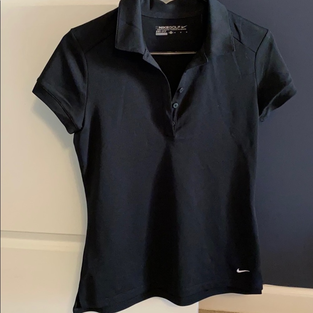 Nike Dri-Fit Golf Polo in Black